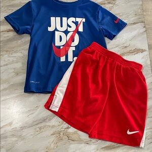Nike Blue and Red Just Do It Set